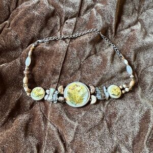 Handmade Floral Choker